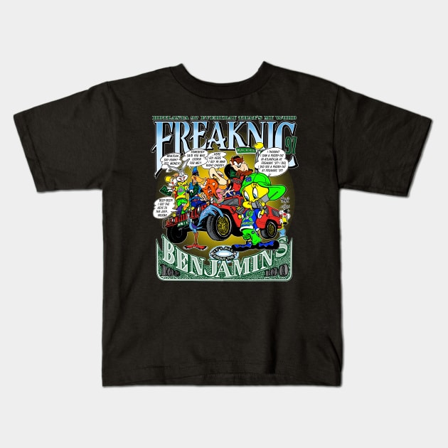 Freaknic 1997 All About The Benjamins Kids T-Shirt by Epps Art